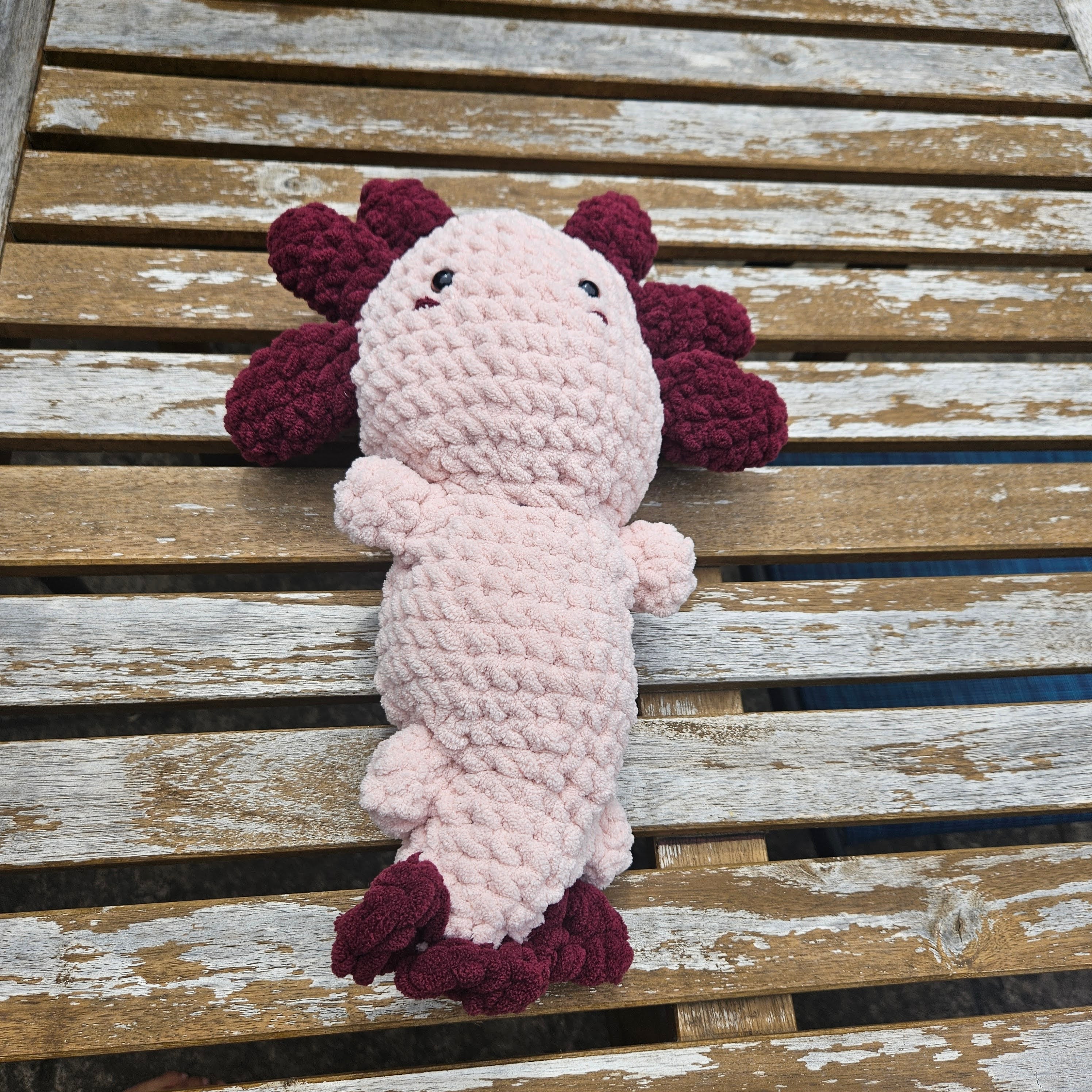 Crochet Jumbo Axolotl